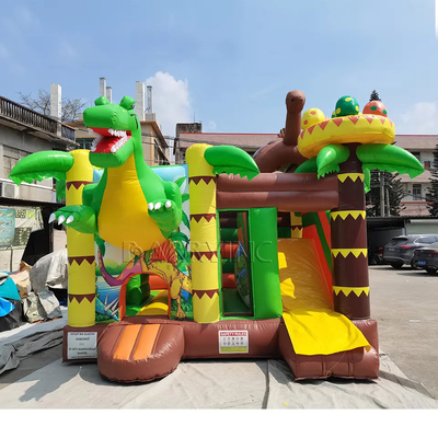 Blower Jumping Castle Slide Combo ile 5x5m Şişme Slayt Sıçrama Evi