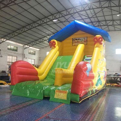 Bouncy Slides için 15oz PVC Kumaş Şişme Su Kaydırağı Ticari Sınıf