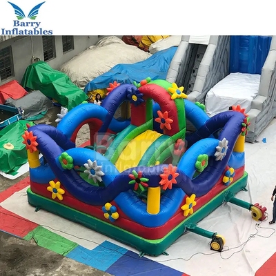 Tente Şişme Yaşam Dolu Kale Çocuk Çiçek Sebze Şişme Funcity Bahçesi