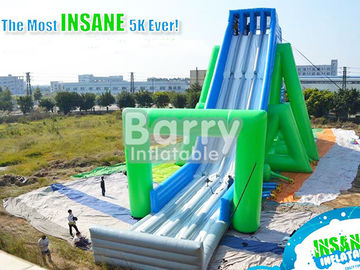 Yetişkinler 0.55mm PVC Tente İçin Özelleştirilmiş 5k Sapan Dev Şişme Slide