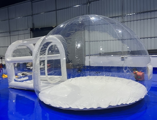 1mm PVC Şeffaf Şişme Kabarcık Kamp Çadırı Dijital baskı