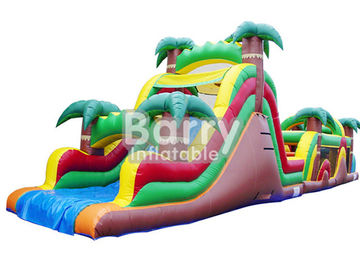 Slide ile Jungle Şişme Engeller Dersler / Engel Dersi Atlamak