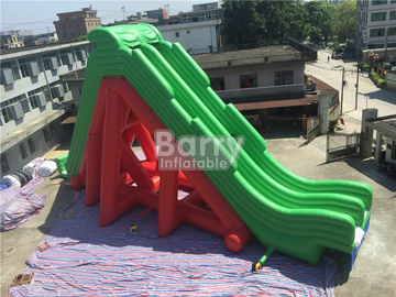 Yetişkin 0.55mm PVC için yüksekliği 11.5m Serbest Düşme Güvenlik Dev Şişme Slide