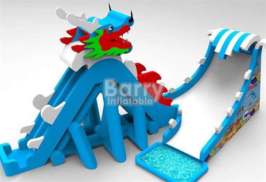PVC Yetişkin Ejderha Dev Şişme Slide Darbe Kadar Kayma Ve Slide Özelleştirmek