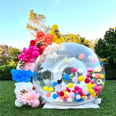 Taşınabilir şişme çadır açık şişme balon kubbe açık BSCI kimlik doğrulama ile kabarcık çadır