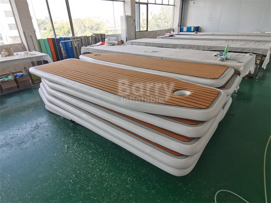 Su Çatısı Hava Gemi Çok kişilik Jet Ski veya Yüzme için Şişme Yüklü Rıhtım Platformu