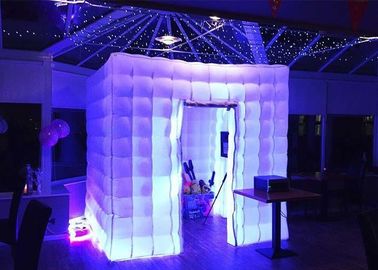 Blower ile Değişti Romantik Şişme Fotoğraf Standında LED Işık 2.4m Renk