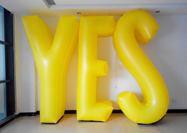 Açık Şişme Reklam Ürünleri 3d Oxford Bez Dev Şişme Mektuplar Logo