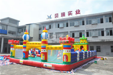 Spor Tema Şişme Bouncy Kalesi, 0.55 mm PVC Çocuk Kapalı Oyun Ekipmanları