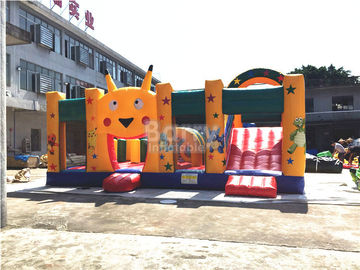 Slide Combo SCT EN71 ile Ateşe Dayanıklı Büyük Şişme Sıçrama Ev
