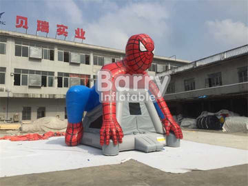 Özel Spiderman Şişme Bouncer Castle / Çocuklar İçin Sıçrama Ev Darbe