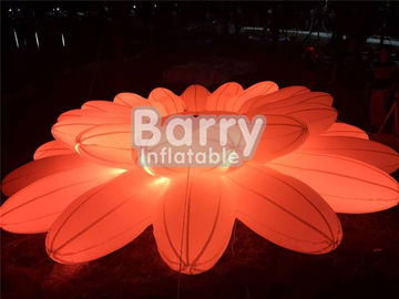 Pretty Aydınlatma Dekorasyon Şişme Reklam Ürünleri / Düğün İçin Şişme LED Çiçek Zinciri
