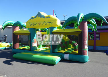 Açık n Kapalı PVC Malzeme Ekipman Oyuncaklar Jungle Tema Büyük Toddler Şişme Oyun Alanı