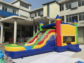 Ticari Sınıf Açık Şişme Combo Slide Slide Bounce Evi