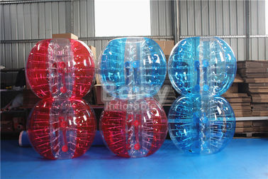 1.2 M 1.5 m 1.8 m Boyutu Açık Oyna Için PVC TPU Kabarcık Topu Spor Futbol Oyunu