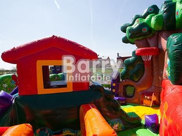 Özel Kid Parti Zaman Oyun Alanı Için Engel Up Blower Kursu Şişme Atlama Sıçrama