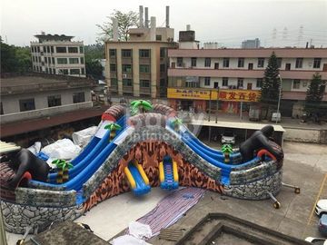 3 Tente / Şişme Oyun Parkı Su Parkı ile PVC Tente Dev Açık Şişme Su Parkı