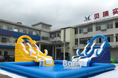 Business Rent Yüzme Havuzu ile Özel Boyutlu Şişme Su Kaydırağı