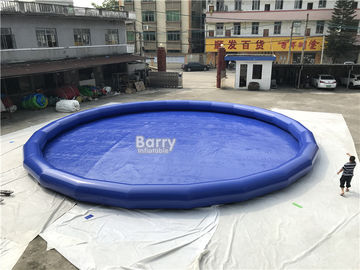 0.9mm PVC Şişme Yüzme Havuzu / Taşınabilir Yuvarlak Su Havuzu Blow Up