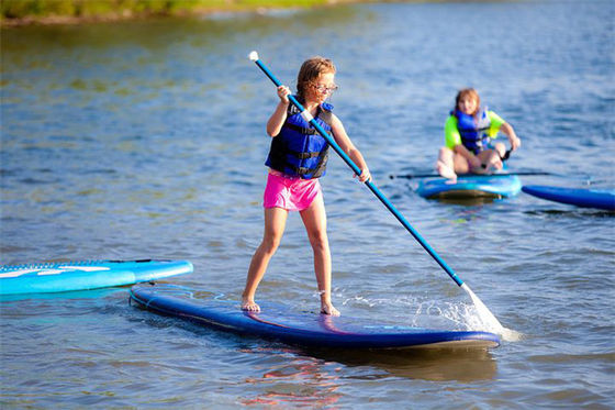 Touring İçin İki Katmanlı 3.2m Şişme Stand Up Paddle Board Seti