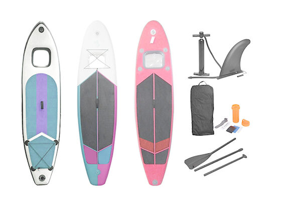 Yetişkin Çocuklar İçin Askeri PVC EVA Şişme Sup Paddle Board