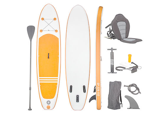 Lake Ocean için Çift Katmanlar Şişme Stand Up Paddle Board