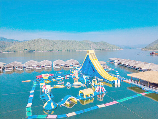 Havuz İçin Eğlence Şişme Su Parkı Oyunları