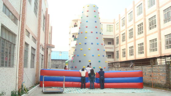 Profesyonel Şişme Kaya Tırmanışı Duvarı Şişme Tırmanıcı Bouncy Oyunu