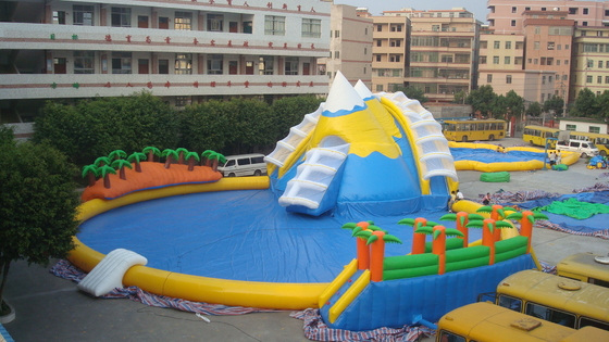Havuz Kuyu Kuyruklu UV Dayanımı PVC Tente Şişme Su Parkı