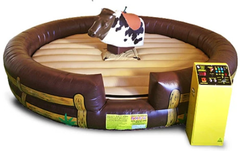 Eğlence Parkı için Şişme Yatak Rodeo Mekanik Crazy Bull