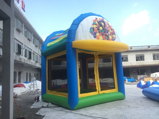 Suya Dayanıklı Şapka Şekli Kızlar Bounce House Bouncer 6*5*5m