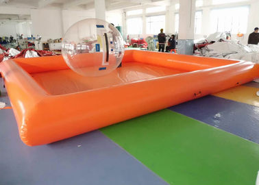 ODM Insan Boyutu Hamster Topu Büyük Blow Up Aile Için Yüzme Havuzları