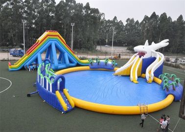 Eğlence Blow Up Oyunları Göl İçin Ultimate Şişme Su Parkı / Su Oyuncakları