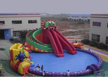 Komik Çocuklar Şişme Su Parkı, Şişme Yüzer Su Parkı Oyun Alanı