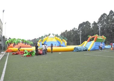Plato PVC Tente Suya Dayanıklı Ticari Su Şişme Temalı Park