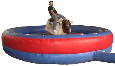 Yetişkin Çalma Şişme Mekanik Bull, 1 Kişi için Tente Mekanik Rodeo Bull
