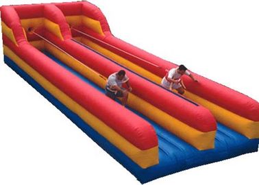 Şişme İnteraktif Oyunlar Açık Çift Şeritli Şişme Bungee Run Kiralama