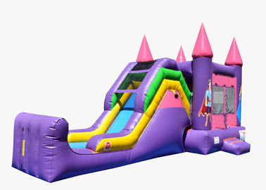 Büyük Ticari Şişme Combo Bounce Evi Su Kaydırağı Combo Kiralama