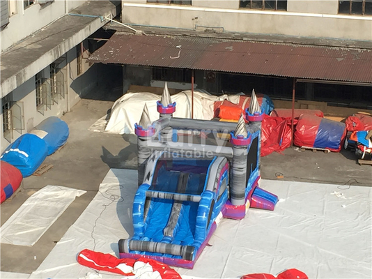 Çocuk Top Havuzu İçin Kapalı Şişme Bouncer Castle Slide Combo