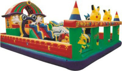 1000D Pvc Şişme Oyun Merkezi Blow Up Playground Slide