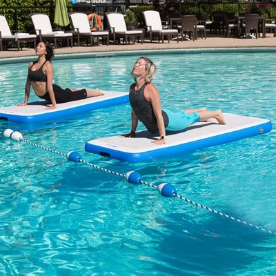 DWF 1.2mm Plato Hava Şişme Su Yoga Mat Kaymaz Logo Baskı