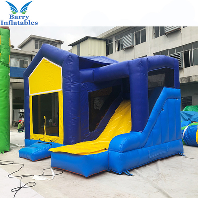 Hayvan Teması 0.55mm PVC Şişme Yaşam Dolu Kale Atlama Kaleleri Slayt