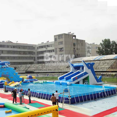 Yangın Dayanımı Suya Dayanıklı PVC Yüzme Havuzu 1m Yükseklik
