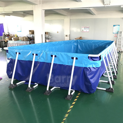 Eğlence Su Parkı Ekipmanları için PVC Tente Liner Taşınabilir Su Havuzu